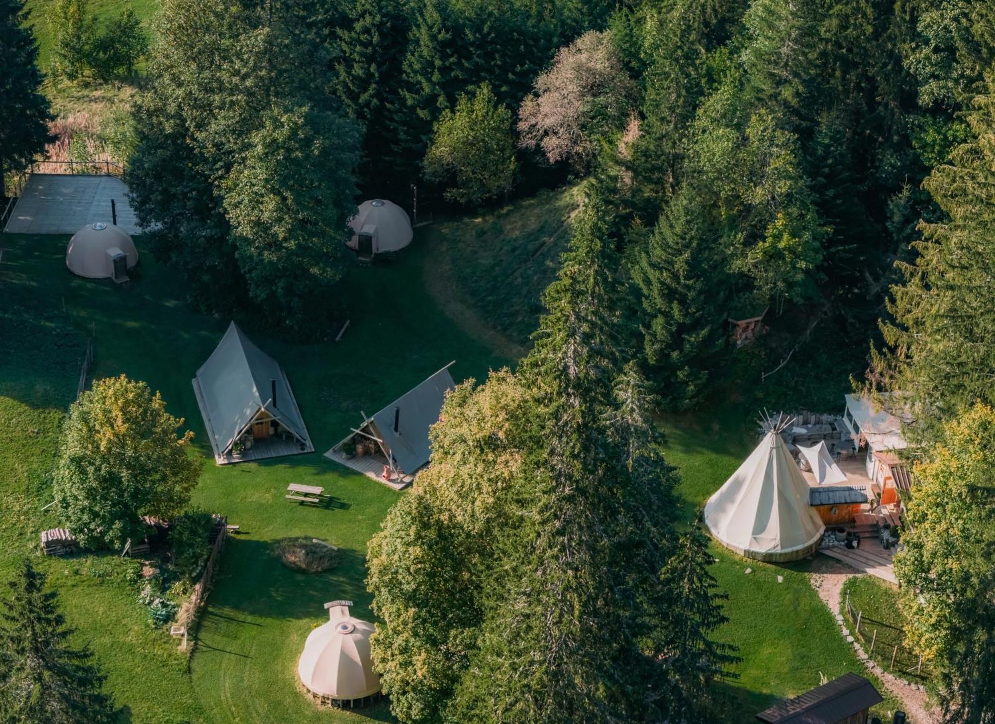 Altipik - Lodges Insolites Mont-Saxonnex Extérieur photo